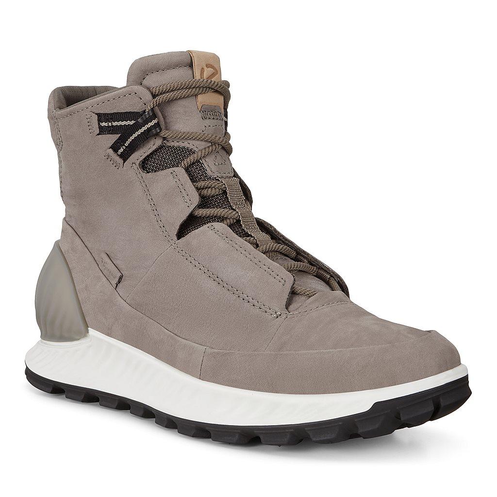 Ecco Exostrike Mens Boots Grey Sale - India YOP-732081